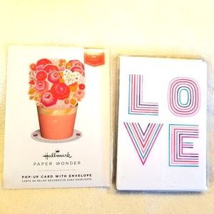 Hallmark Valentine's Day Card Assortment 11 New Cards 1 Paper Wonder Pop Up Card